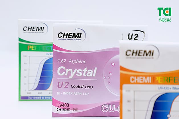 tròng kính Chemi 1.67
