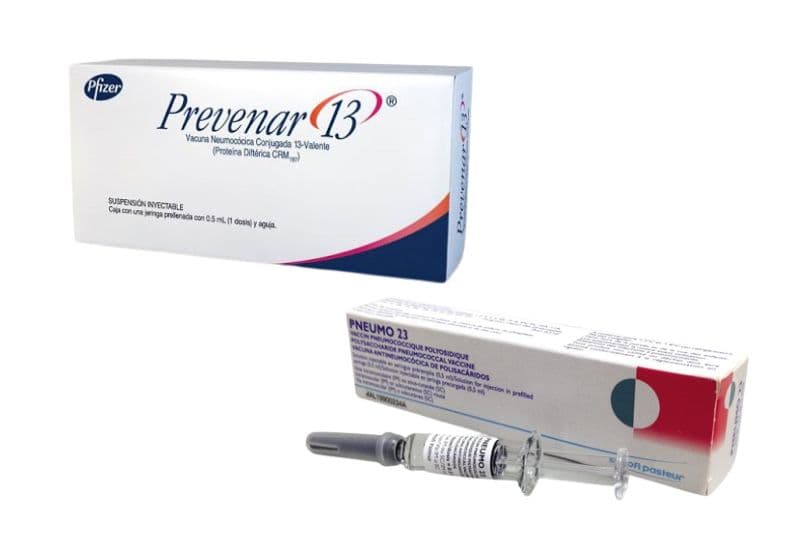 Vắc xin phế cầu cho người lớn là Vắc-xin Prevenar 13 và Vắc-xin Pneumon 23