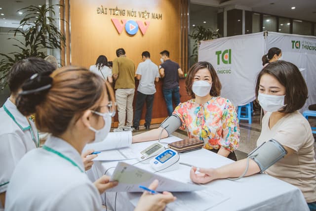 Khám sức khoẻ cán bộ công nhân viên Đài Tiếng nói Việt Nam VOV