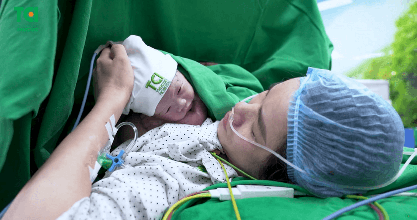 Giọt nước mắt nào hạnh phúc bằng giọt nước mắt khi con chào đời