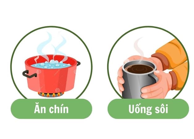 Ăn chín, uống sôi, cân đối thực phẩm nạp vào cơ thể để hỗ trợ điều trị bệnh đau đại tràng