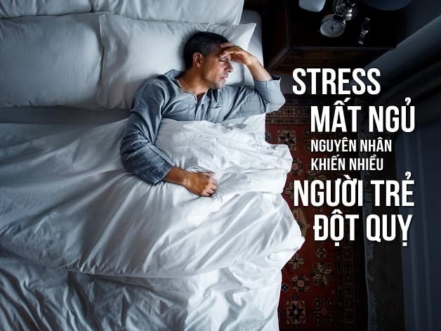 mất ngủ gây ảo giác, tăng nguy cơ đột quỵ