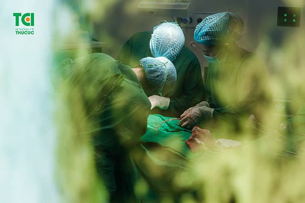 Vết mổ của mẹ Hương được xử lý đảm bảo tính thẩm mỹ sau sinh