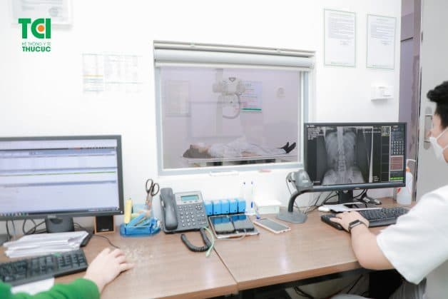 chụp x-quang chẩn đoán thoái hóa cột sống cổ