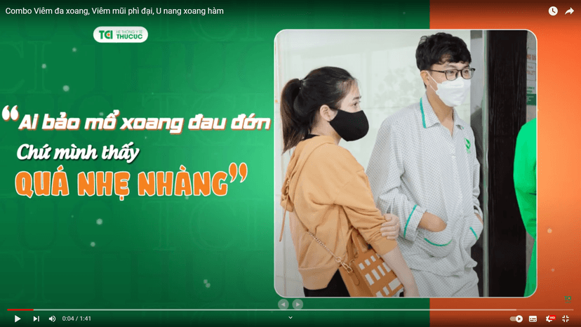 Combo Viêm đa xoang, Viêm mũi phì đại, U nang xoang hàm