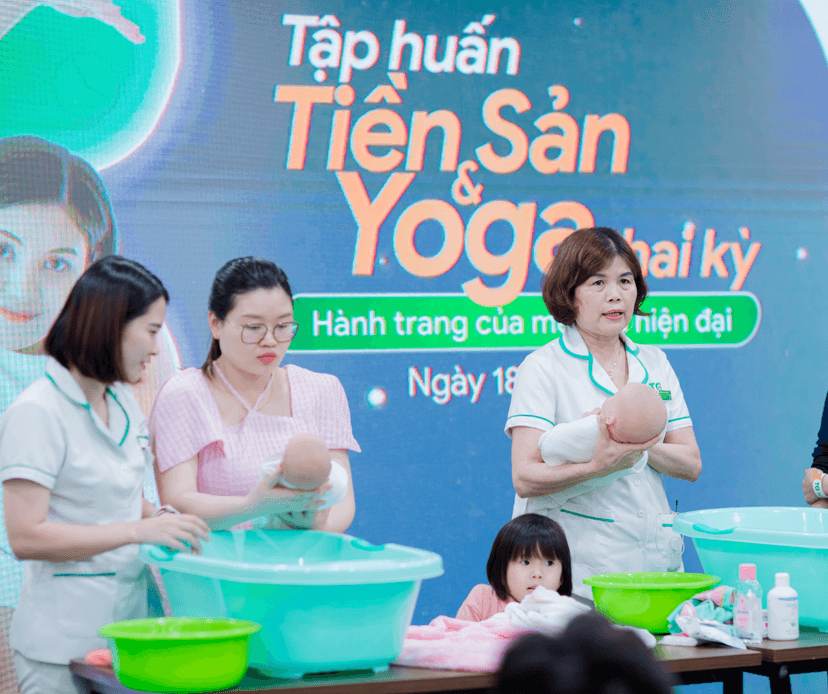 Cùng Thu Cúc TCI tập huấn tiền sản – sẵn sàng đón bé