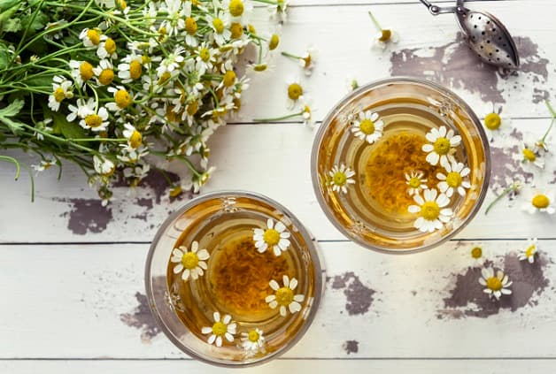 Trà hoa cúc có tác dụng an thần, làm dịu 