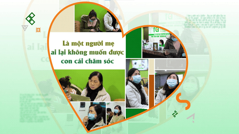 Là một người mẹ, ai lại không muốn được con cái chăm sóc