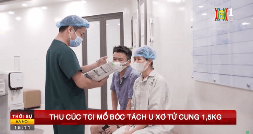 Bảo toàn thiên chức làm mẹ sau phẫu thuật khối u xơ nặng 1,5kg