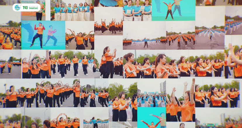 Người Việt Giàu Sức Sống: 1000 phụ nữ Thủ Đô đồng diễn dân vũ