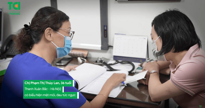 Đau ngực trái khám ra nang giáp, suy giáp ở bệnh nhân tiểu đường 10 năm