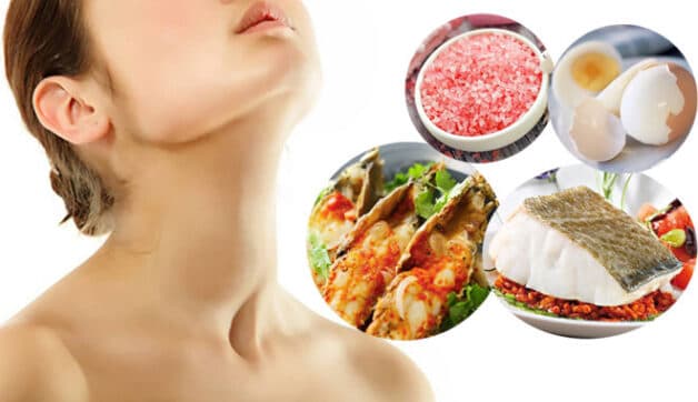 Dinh dưỡng cân đối phòng ngừa đau tuyến giáp