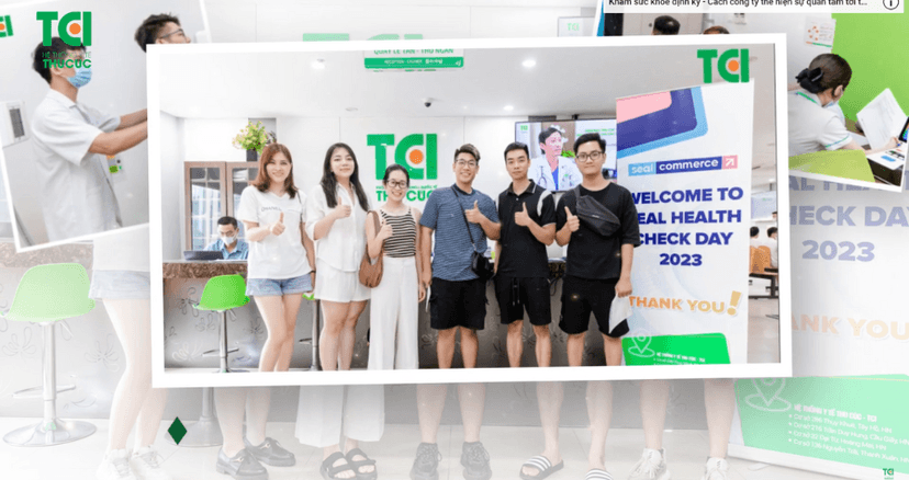 Seal Commerce trải nghiệm khám sức khỏe công ty tại TCI