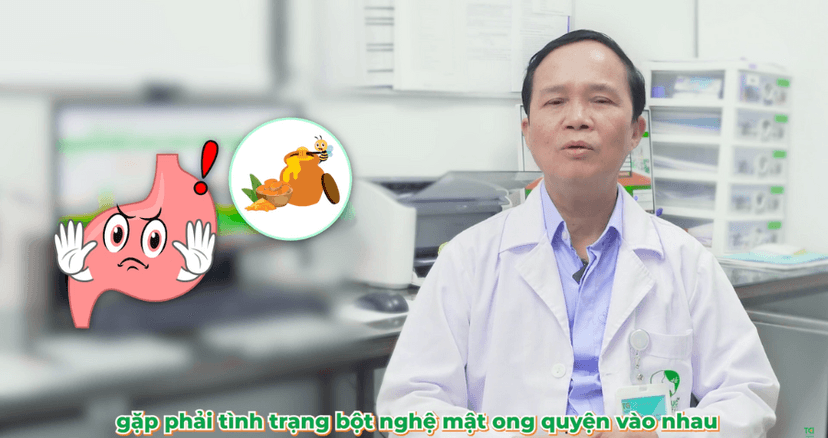 Chữa trào ngược dạ dày bằng nghệ tươi, mật ong, gừng