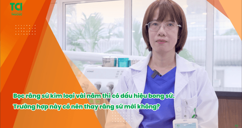 Bọc răng sứ kim loại bị bong sứ, làm sao để khắc phục?