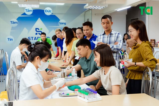 Khoảnh Khắc Doanh Nghiệp Khám Sức Khỏe CÔNG TY CỔ PHẦN TẬP ĐOÀN DƯỢC PHẨM STARMED