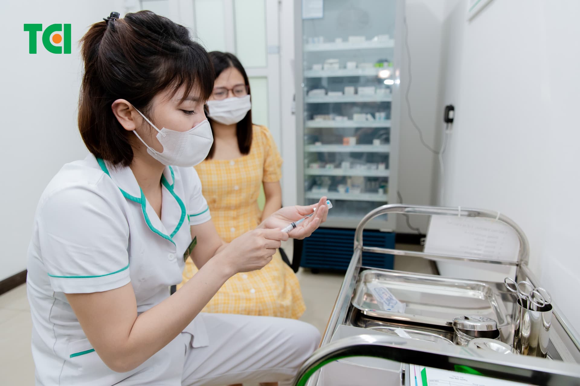 Thu Cúc TCI đang triển khai tiêm phòng viêm gan A,B bằng vắc xin Twinrix