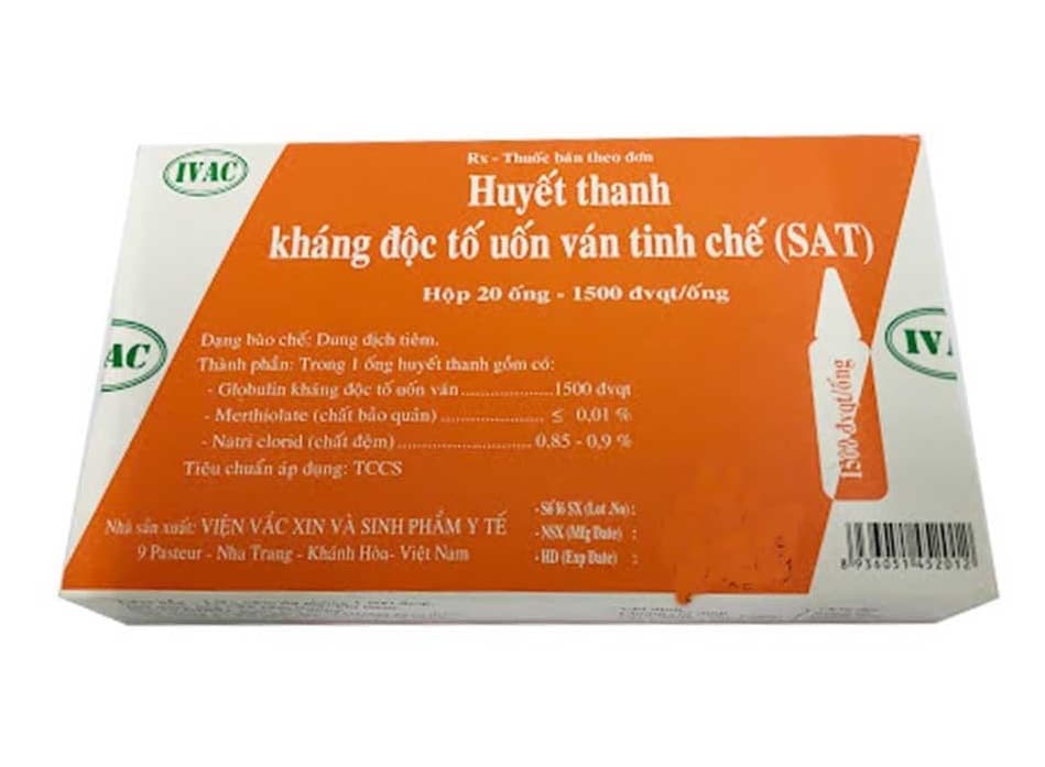 Huyết thanh SAT đóng vai trò quan trọng trong việc bảo vệ sức khỏe con người