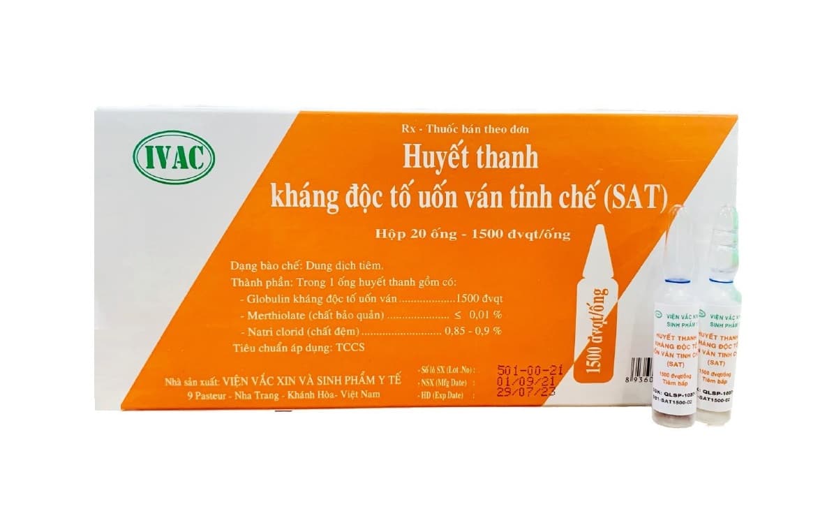 Huyết thanh uốn ván SAT Việt Nam