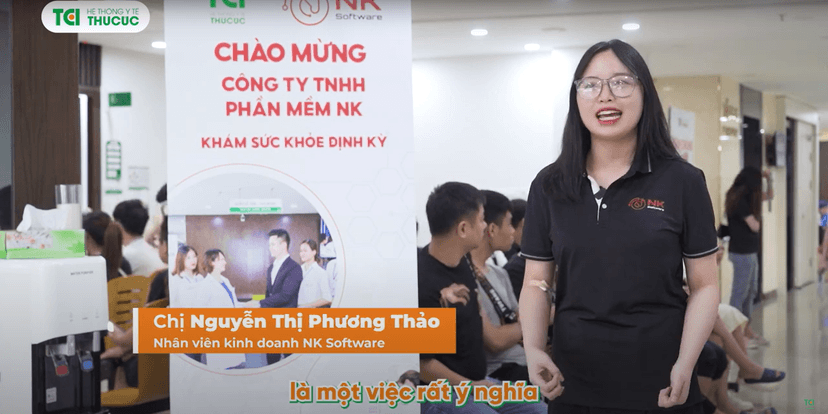 Khám sức khỏe cho nhân viên công ty NK Software