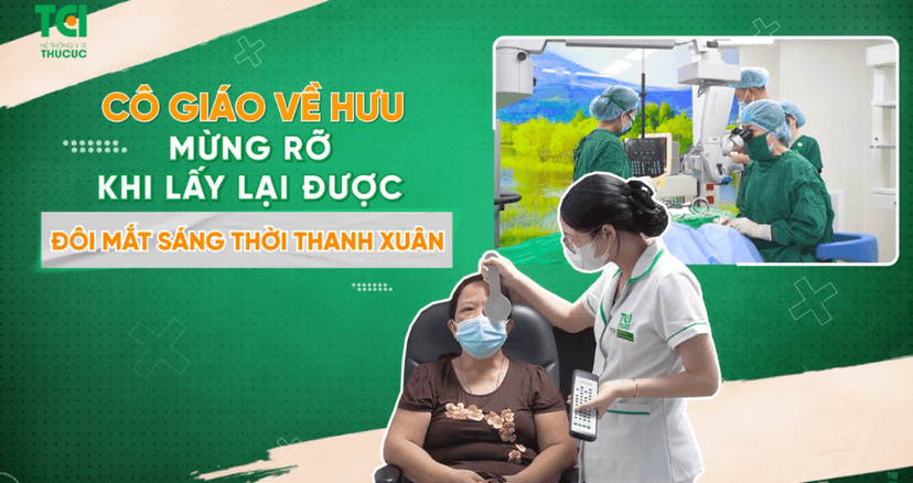 Cô giáo về hưu mừng rỡ khi lấy lại được đôi mắt sáng thời thanh xuân