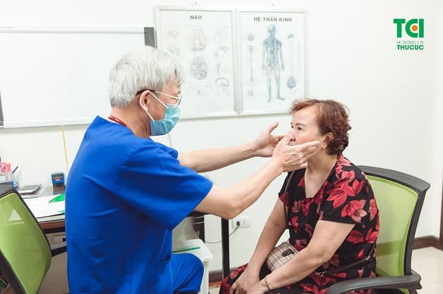 Chẩn đoán liệt mặt do tổn thương dây thần kinh trung ương