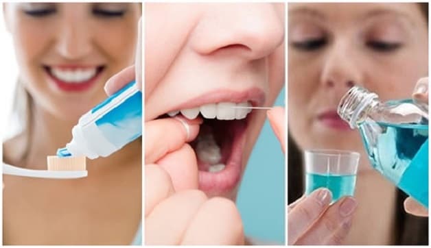Làm sạch mảng bám trên răng bằng việc đánh răng đều đặn hằng ngày