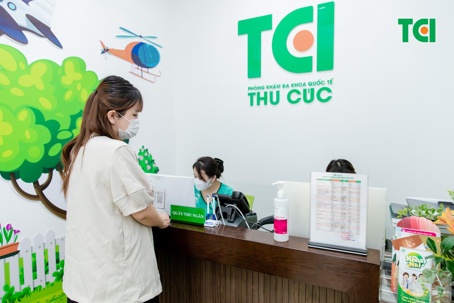 Phòng tiêm chủng của Thu Cúc TCI được nhiều người tin tưởng trong tiêm chủng vacxin phòng uốn ván