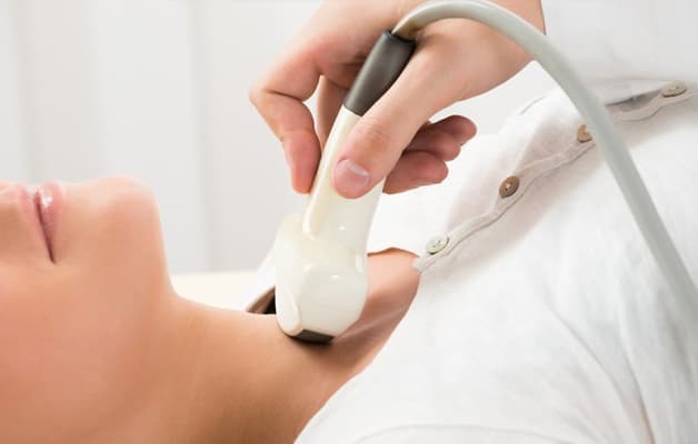 Siêu âm tuyến giáp là phương pháp thường dùng để xác định các tổn thương tuyến giáp.