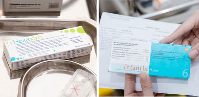 So sánh vacxin 6in1 của Bỉ và Pháp