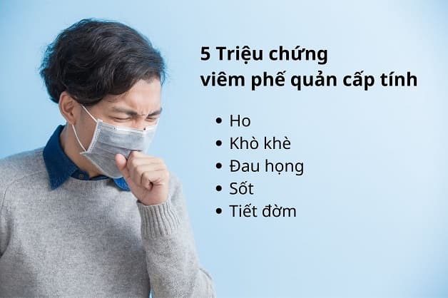 Các triệu chứng viêm phế quản dạng cấp
