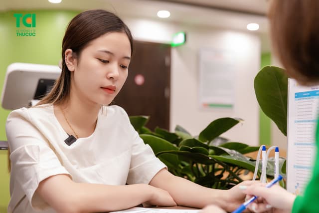 Ảnh Tiktoker triệu follower Đào Nguyễn Ánh trải nghiệm cùng vợ bầu tại TCI