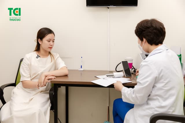 Ảnh Tiktoker triệu follower Đào Nguyễn Ánh trải nghiệm cùng vợ bầu tại TCI