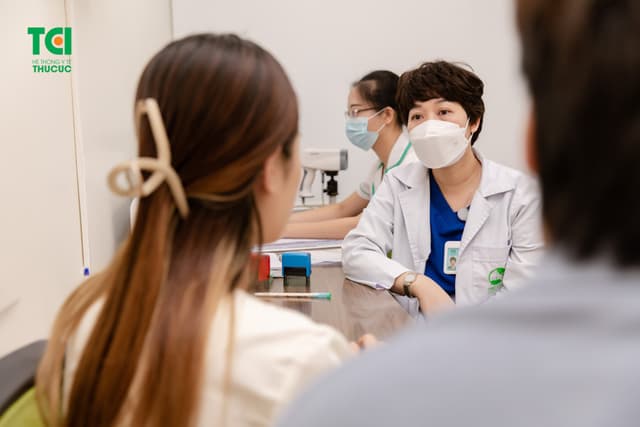 Ảnh Tiktoker triệu follower Đào Nguyễn Ánh trải nghiệm cùng vợ bầu tại TCI