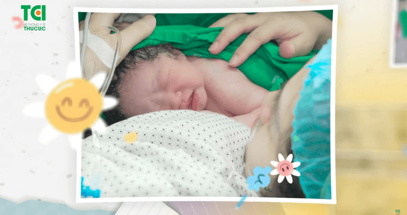 Hạnh phúc của mẹ là nghe thấy tiếng khóc chào đời của con