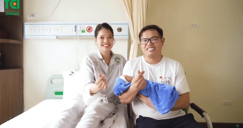 Hạnh phúc đong đầy là giây phút đón con chào đời