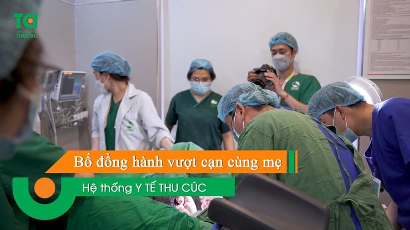 Phòng sinh gia đình TCI: Nơi bố đồng hành vượt cạn cùng mẹ