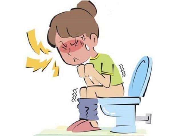 Bị bệnh trĩ có thể do táo bón quá lâu