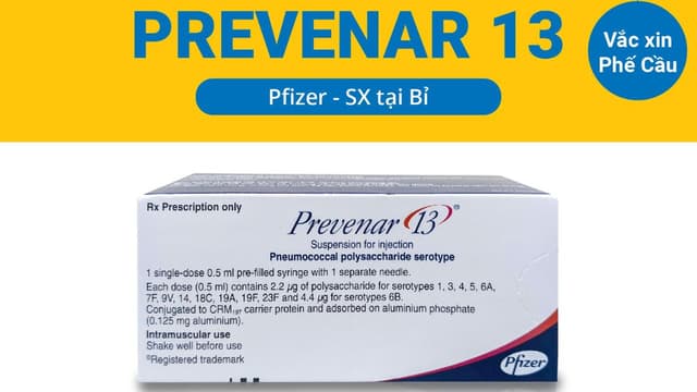Giá vắc xin phế cầu Prevenar 13, vắc xin Synflorix tại Thu Cúc TCI