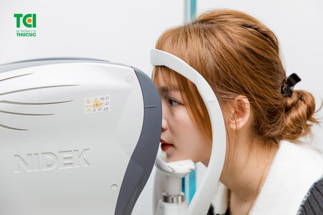 Ảnh khách hàng Lê Thị Ngọc Huyền cắt kính tại Thu Cúc TCI