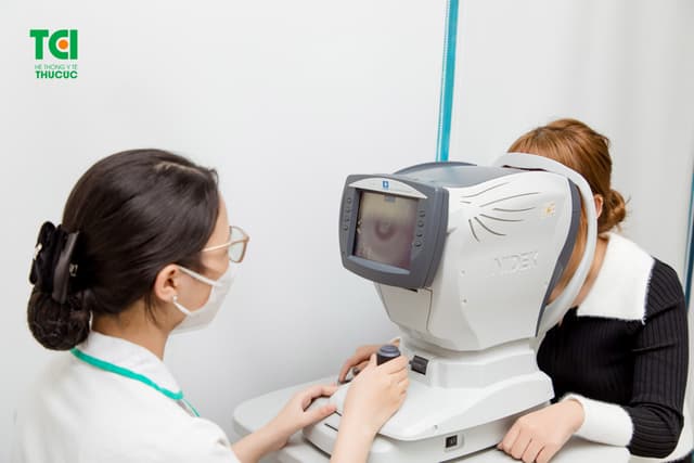 Ảnh khách hàng Lê Thị Ngọc Huyền cắt kính tại Thu Cúc TCI