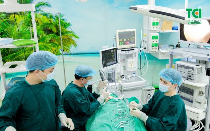 Cận cảnh điều trị viêm xoang tại TCI
