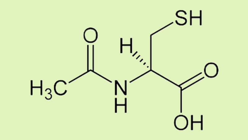 N-acetylcysteine giúp làm loãng đờm nhanh chóng.