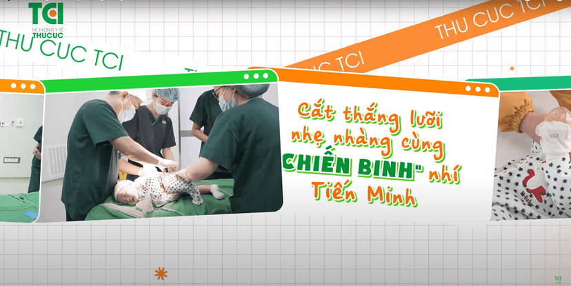 Cắt thắng lưỡi nhẹ nhàng cùng chiến binh nhí T.M