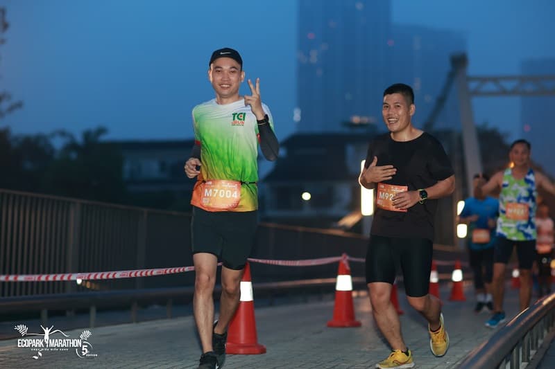 Nhiều thành viên của TCI là runner tích cực trong giải chạy