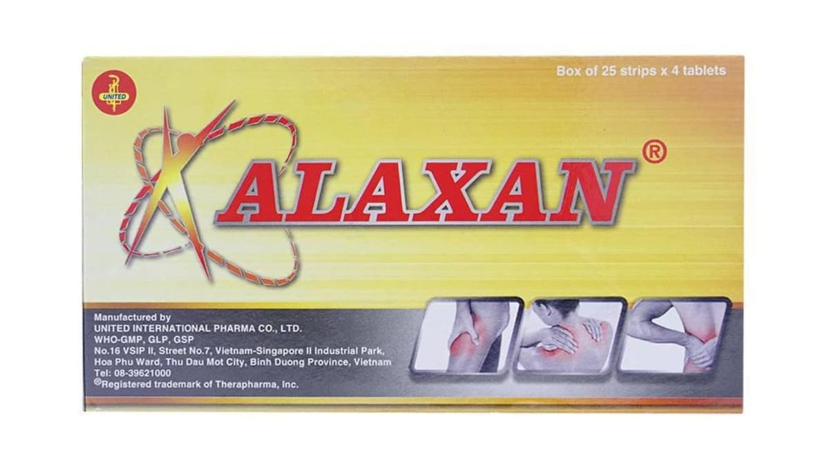 Alaxan – Chống lại các cơn đau và sốt hiệu quả