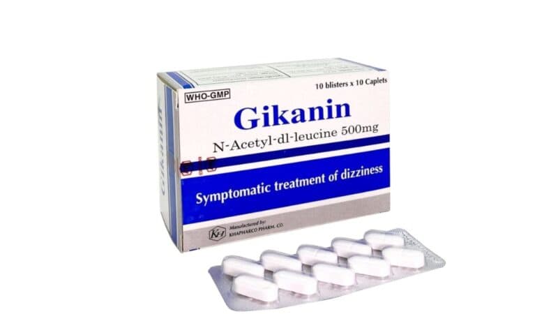 Gikanin là loại thuốc phổ biến đuộc kê điều trị chóng mặt