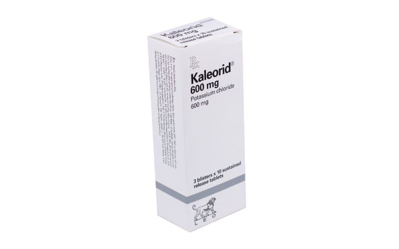 Thuốc Kaleorid 600mg nằm trong nhóm thuốc điện giải.