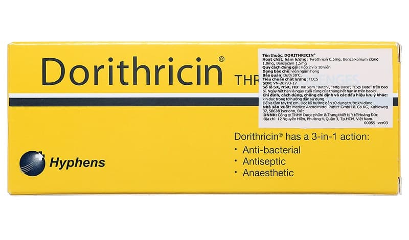 Có nhiều loại thuốc ngậm trị đau họng.