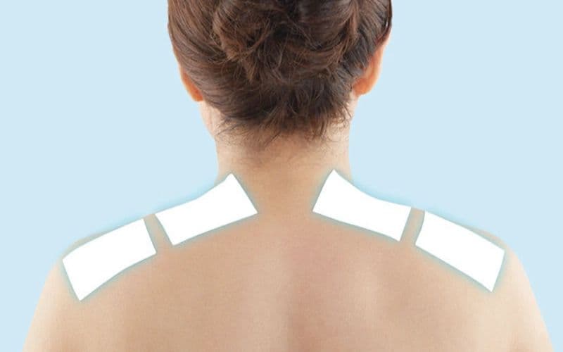 Không được dán trực tiếp lên da